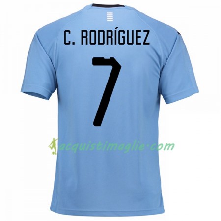Divisa di Calcio Uruguay C.Rodgrizuez 7 Prima Mondiali 2018